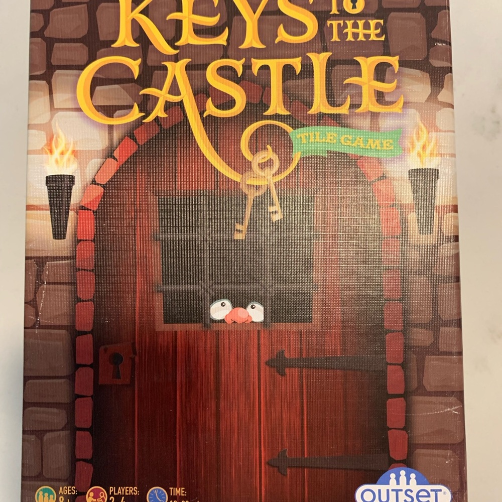 Outset Keys to the Castle Board Game - Brown and Red